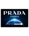 Glamour canvas painting - Prada Marfa Blue | FEEBY