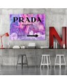 Glamour canvas painting - Prada Marfa Purple | FEEBY