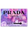 Glamour canvas painting - Prada Marfa Purple | FEEBY