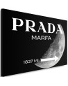 Glamour canvas painting - Prada Marfa Black | FEEBY