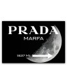 Glamour canvas painting - Prada Marfa Black | FEEBY