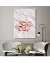 Glamour wall art painting - Pair of pink shoes | FEEBY