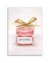 Canvas prints for bedroom glamour - Perfume bottle with macarons | FEEBY