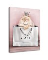 Glamour Canvas paintings - Cat in a chanel bag | FEEBY