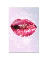 Canvas prints for the bedroom - Pink lips from Dmitry Belov | FEEBY