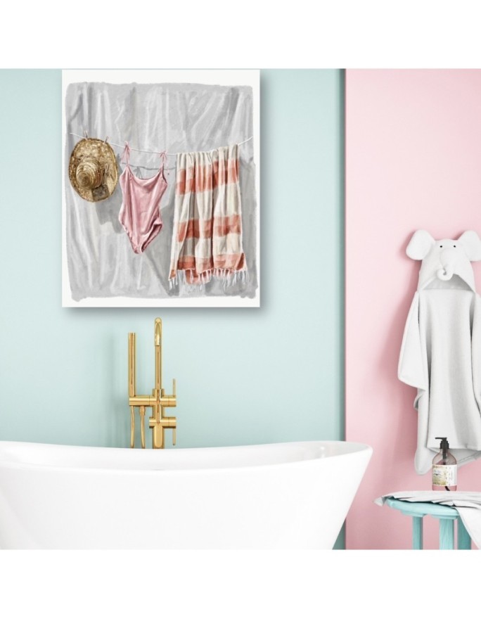 Canvas prints idea for living room - Laundry glamour | FEEBY