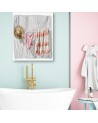 Canvas prints idea for living room - Laundry glamour | FEEBY