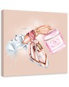 Modern glamour paintings - Paris hand with bag | FEEBY