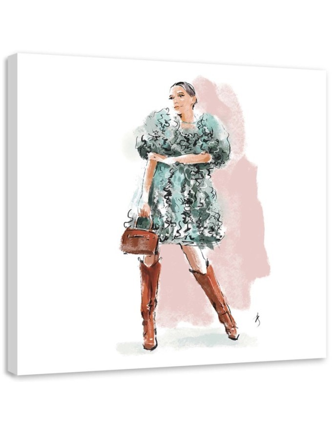 Canvas prints for bedroom - Fashion Woman Paris Irina Sadykova | FEEBY