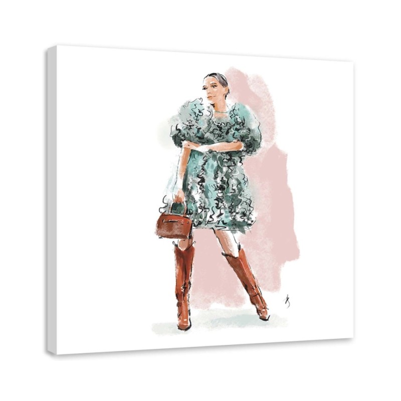 Canvas prints for bedroom - Fashion Woman Paris Irina Sadykova | FEEBY