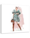 Canvas prints for bedroom - Fashion Woman Paris Irina Sadykova | FEEBY