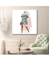 Canvas prints for bedroom - Fashion Woman Paris Irina Sadykova | FEEBY