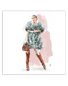 Canvas prints for bedroom - Fashion Woman Paris Irina Sadykova | FEEBY