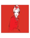 Canvas prints glamour - Red Woman Portrait Irina Sadykova | FEEBY