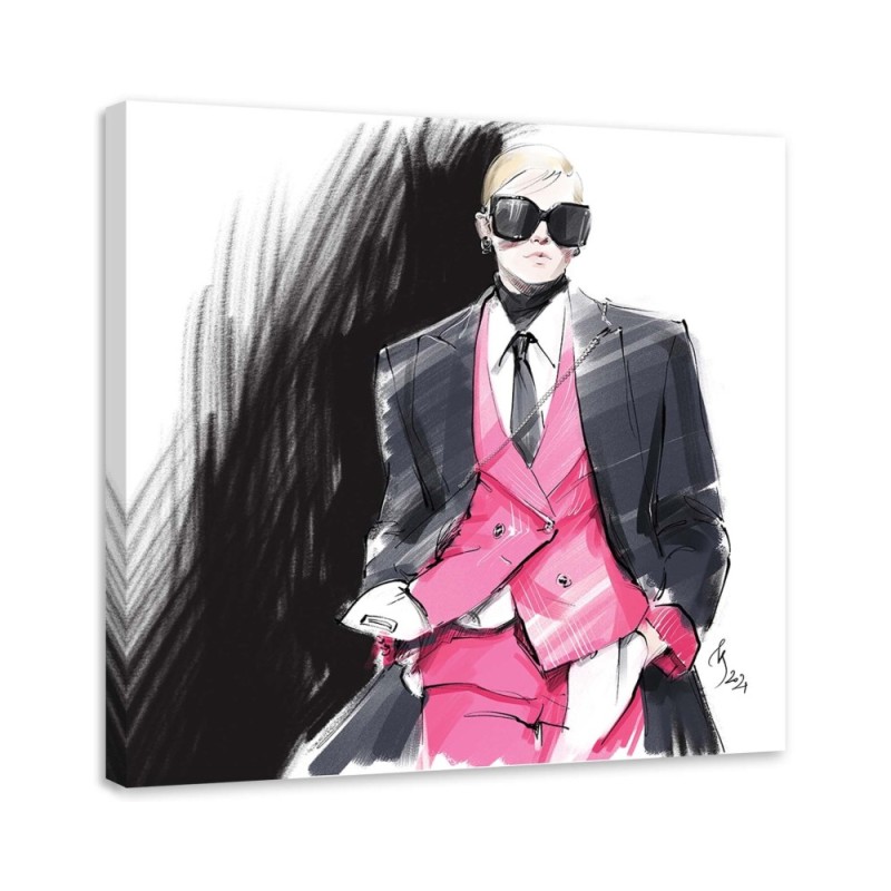 Stylish Canvas prints - Fashion Woman Paris Irina Sadykova | FEEBY