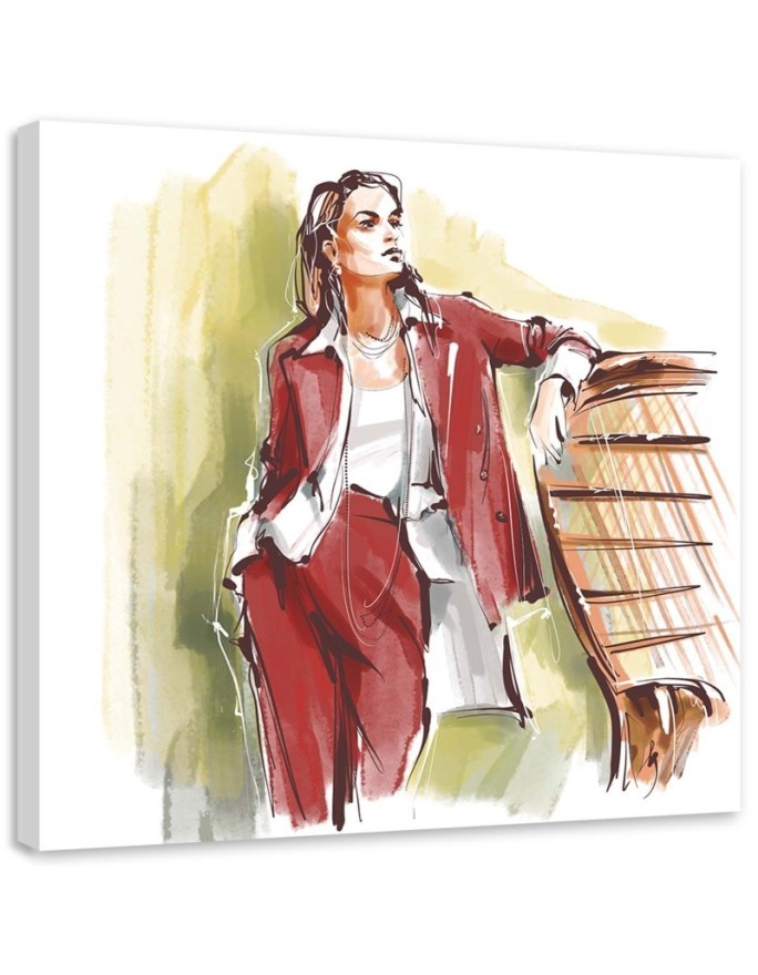 Canvas prints glamour - Model Woman Fashion Irina Sadykova | FEEBY