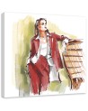 Canvas prints glamour - Model Woman Fashion Irina Sadykova | FEEBY