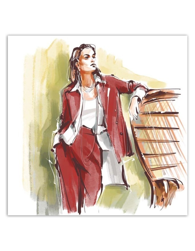Canvas prints glamour - Model Woman Fashion Irina Sadykova | FEEBY