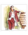 Canvas prints glamour - Model Woman Fashion Irina Sadykova | FEEBY