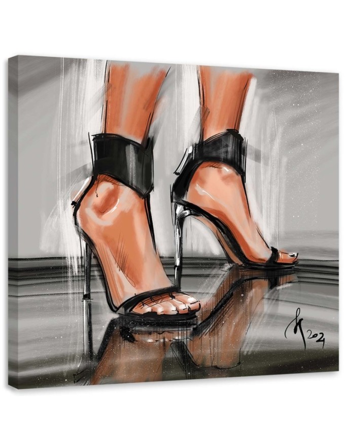 Canvas print Fashion Shoes...