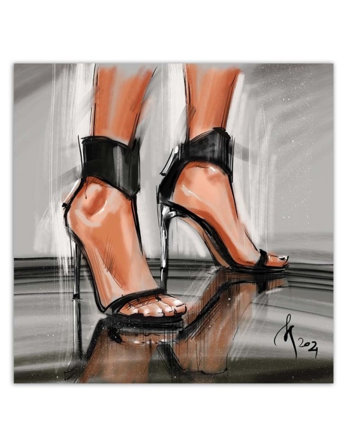 Glamour Canvas paintings - Shoes Fashion Irina Sadykova | FEEBY