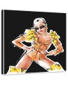Wall Canvas painting - Model Fashion Music Woman Irina Sadykova | FEEBY