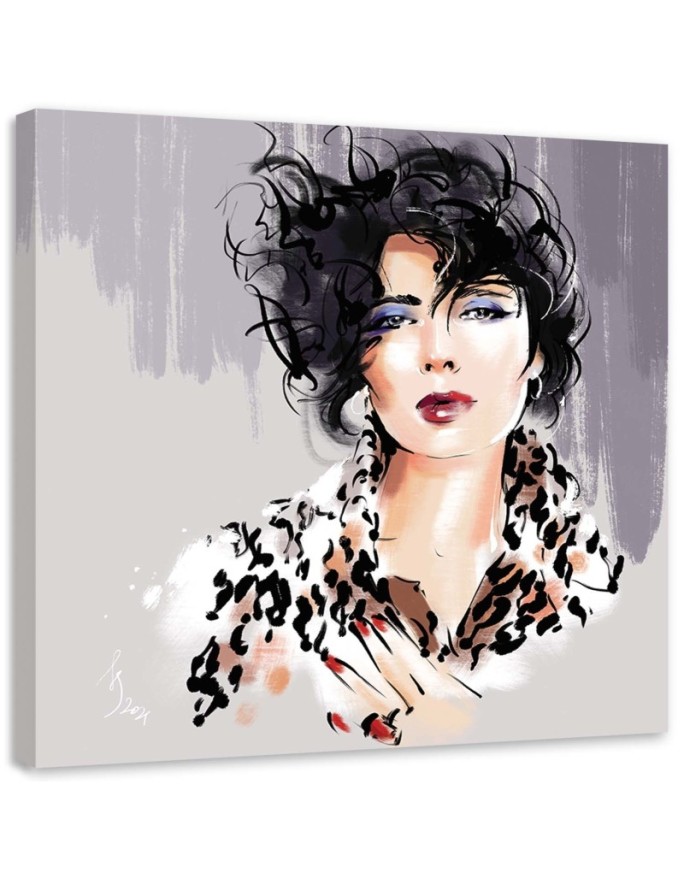 Canvas print 80s Female...