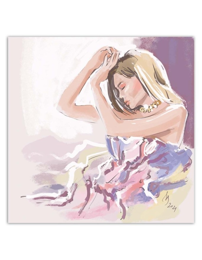 Glamour Canvas prints - Model Fashion Blonde Woman Irina Sadykova | FEEBY