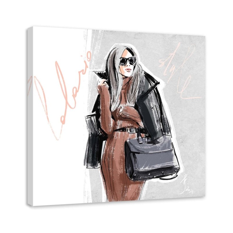 Stylish Canvas prints - Woman Autumn Fashion Walk Irina Sadykova | FEEBY