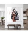 Stylish Canvas prints - Woman Autumn Fashion Walk Irina Sadykova | FEEBY