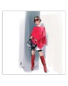 Modern Canvas paintings - Woman in red Paris Fashion Irina Sadykova | FEEBY