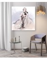 Fashion Canvas prints - Paris Woman Fashion Dress Elegance Irina Sadykova | FEEBY