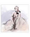Fashion Canvas prints - Paris Woman Fashion Dress Elegance Irina Sadykova | FEEBY