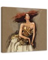 Glamour Canvas prints - Fashion Model Woman Redhead Irina Sadykova | FEEBY