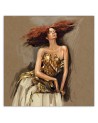 Glamour Canvas prints - Fashion Model Woman Redhead Irina Sadykova | FEEBY
