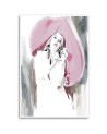 Glamour Canvas prints - Pink hat woman Irina Sadykova | FEEBY