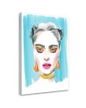 Stylish Canvas prints - Make-up Woman Portrait Irina Sadykova | FEEBY