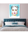 Stylish Canvas prints - Make-up Woman Portrait Irina Sadykova | FEEBY