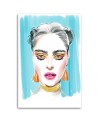 Stylish Canvas prints - Make-up Woman Portrait Irina Sadykova | FEEBY