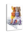 Glamour Canvas prints - Walking Fashion Woman Irina Sadykova | FEEBY