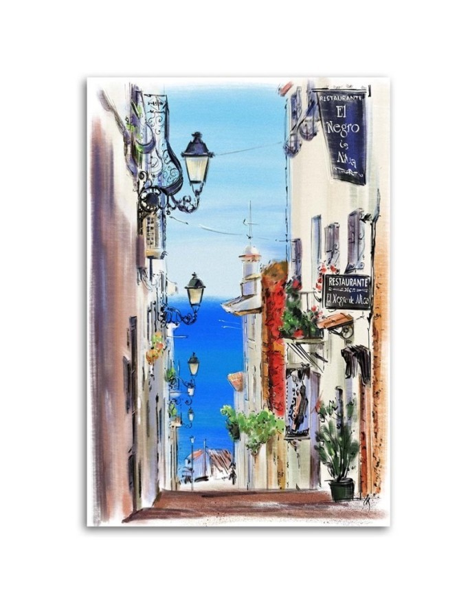 Stylish Canvas prints - Italy Street Walk View Irina Sadykova | FEEBY