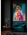 Fashionable Canvas prints - Model Woman glamour Irina Sadykova | FEEBY