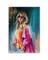 Fashionable Canvas prints - Model Woman glamour Irina Sadykova | FEEBY
