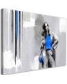 Stylish Canvas paintings - Woman in a coat | FEEBY