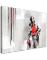 Canvas prints for bedroom - Woman in a coat | FEEBY