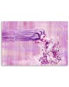 Pictures on Canvas glamour Woman on pink background | FEEBY