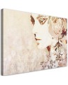 Bedroom painting modern - Woman's face abstract | FEEBY