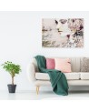Canvas prints for bedroom - Abstract face of a woman with flowers | FEEBY