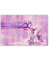 Canvas print for living room triptych - Woman with long hair | FEEBY