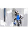 Modern five-panel painting - Woman in a coat | FEEBY